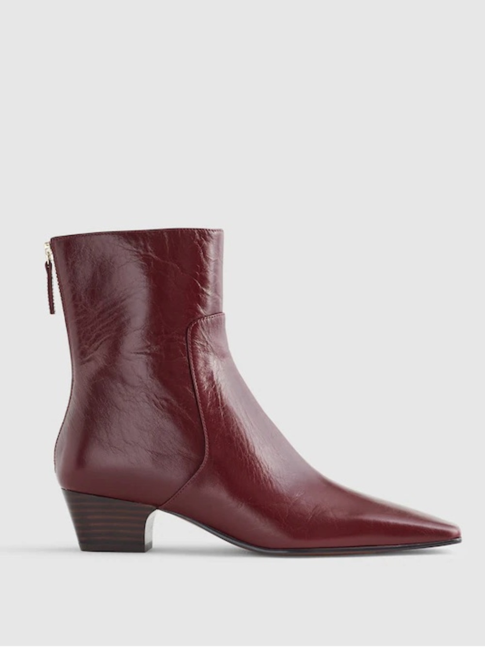 Madewell Lexie Ankle Boots - Aged Wine - 7.5